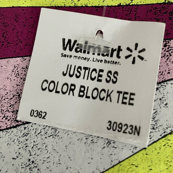 Girls Cropped Justice Logo Top - Picture 6 of 9